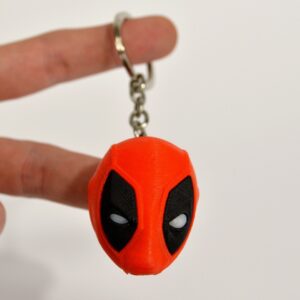 Deadpool Head Keychain