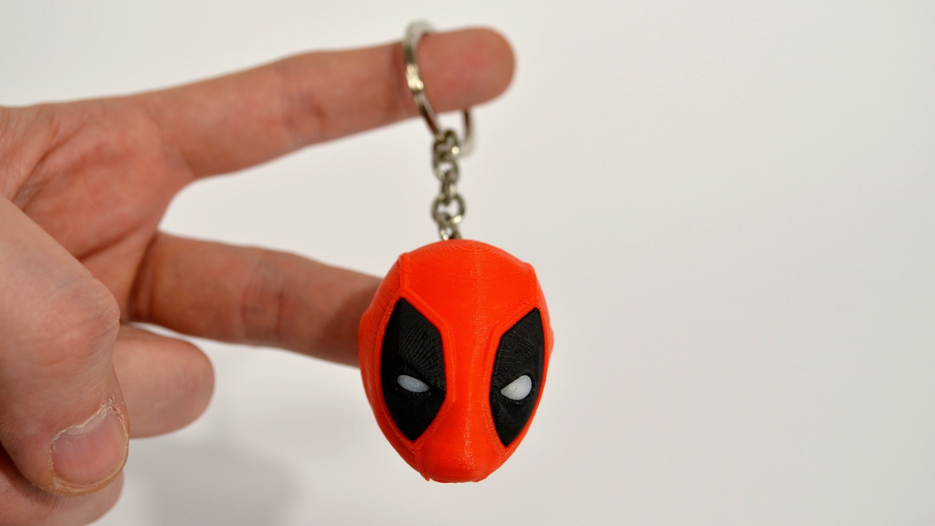 Deadpool Head Keychain