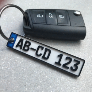 Number plate Keyring