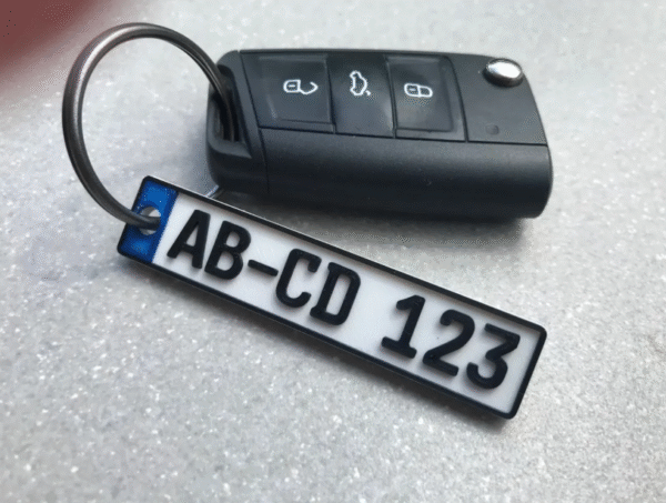 Number plate Keyring