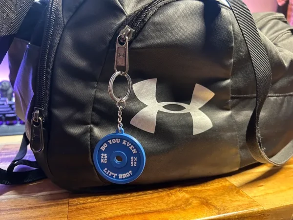 Weight Plate Keychain