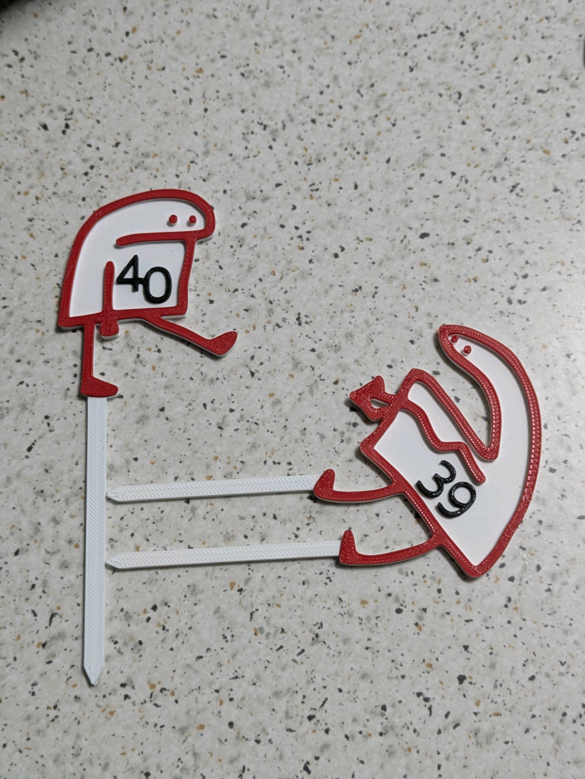 Flork Birthday Cake Topper - Image 2