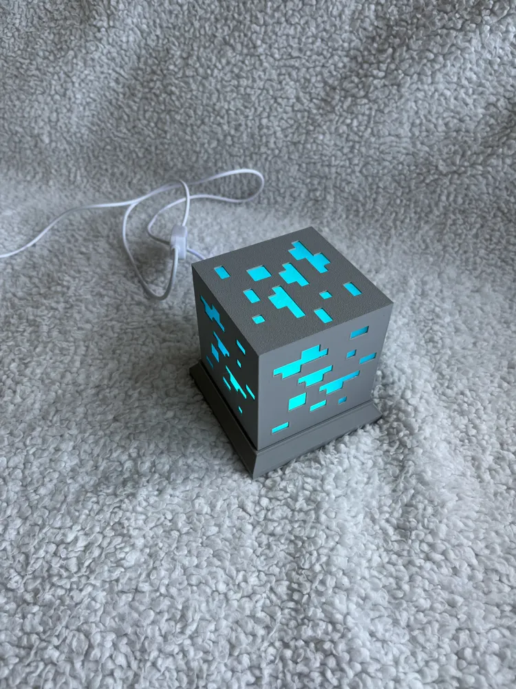 Minecraft Diamond  LED Lamp